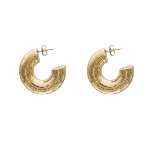 Bubble Hoops Gold – AMORÉ THE LABEL