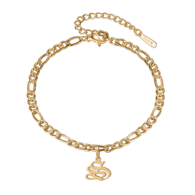Old English Initial Anklet