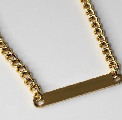ID Bar Chain Necklace