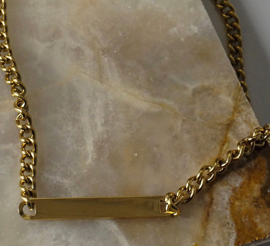 ID Bar Chain Necklace
