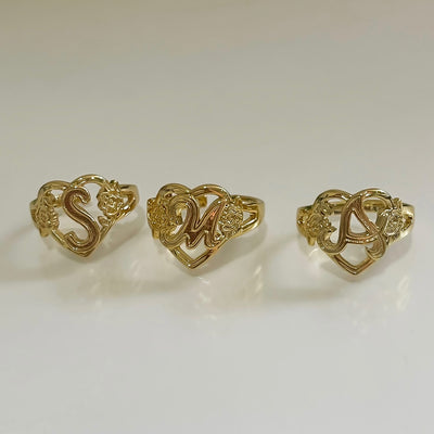 The Cut Heart Initial Ring