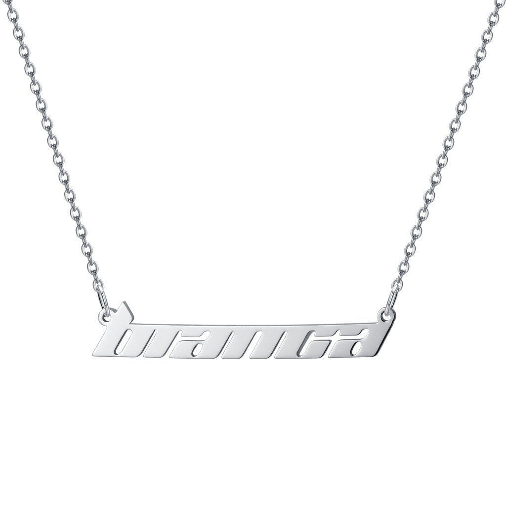 Speed Nameplate Necklace