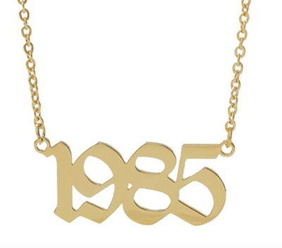 Year/Birthdate Necklace